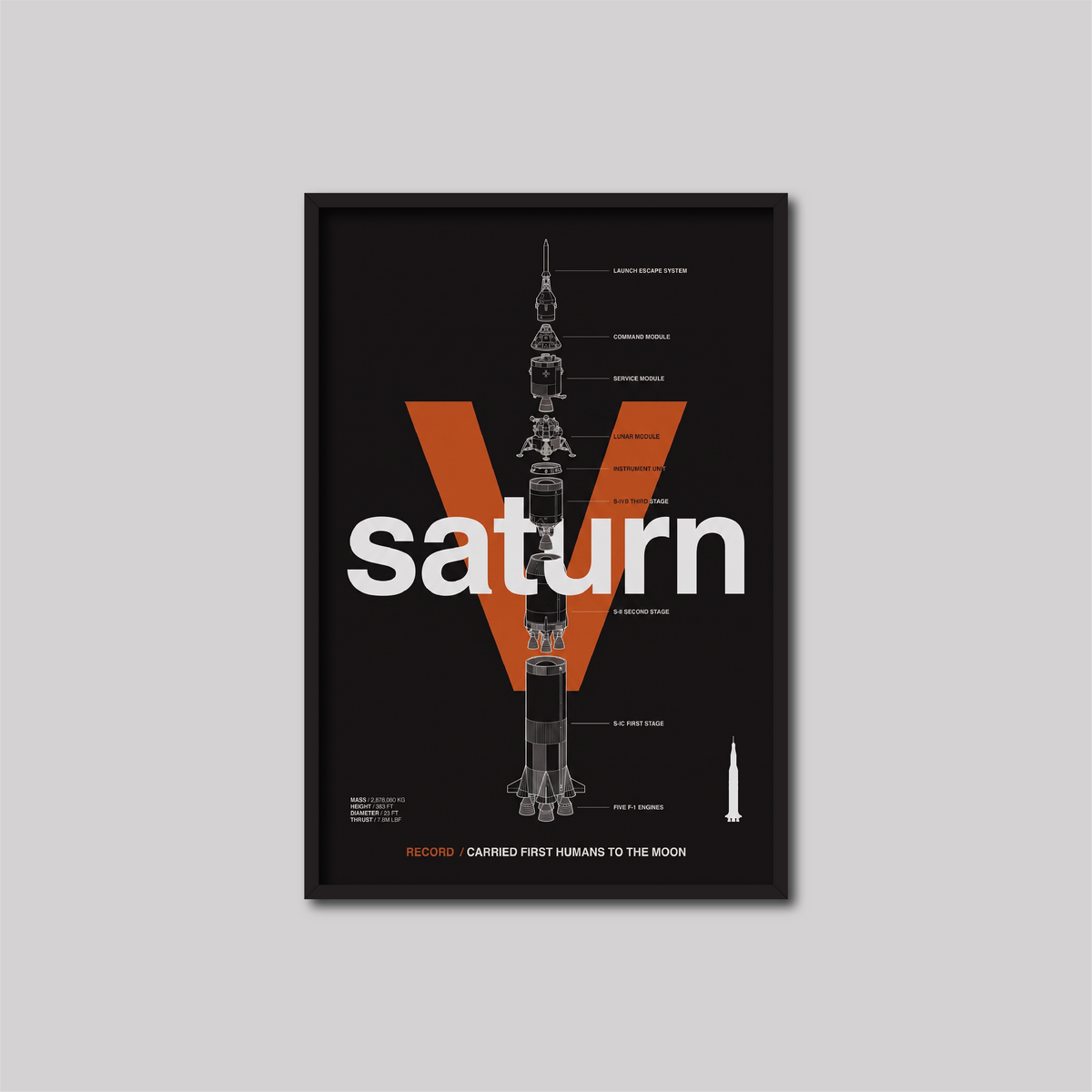 Saturn V (Dark)