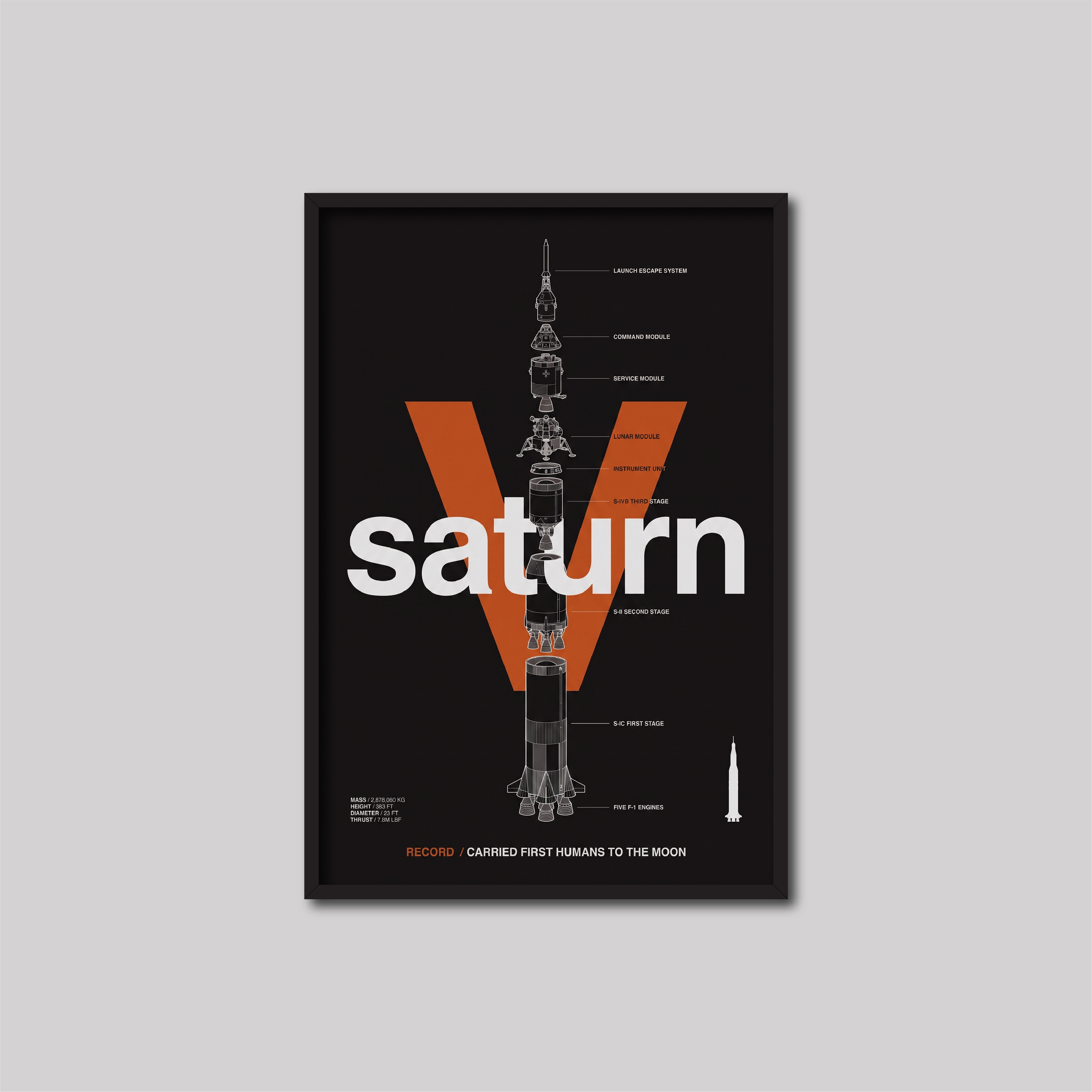 Saturn V (Dark)